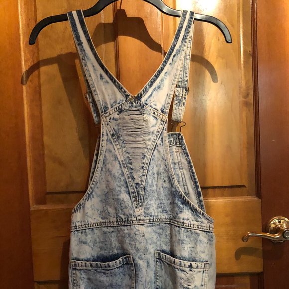 denim romper - Picture 3 of 5